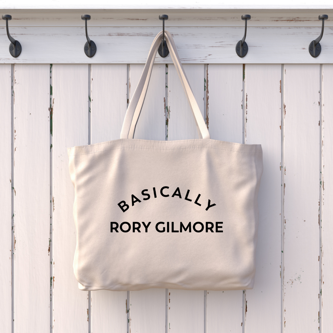 Basically Rory Gilmore book tote