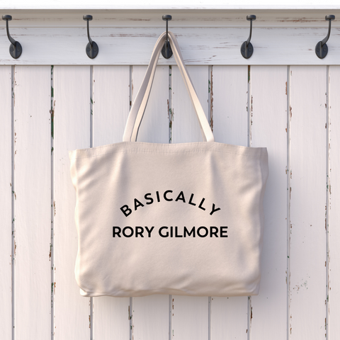 Basically Rory Gilmore book tote