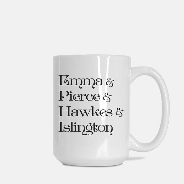 Emma M. Lion Character List Mug