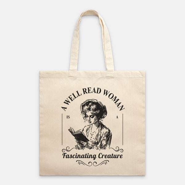 A Well Read Woman Book Tote