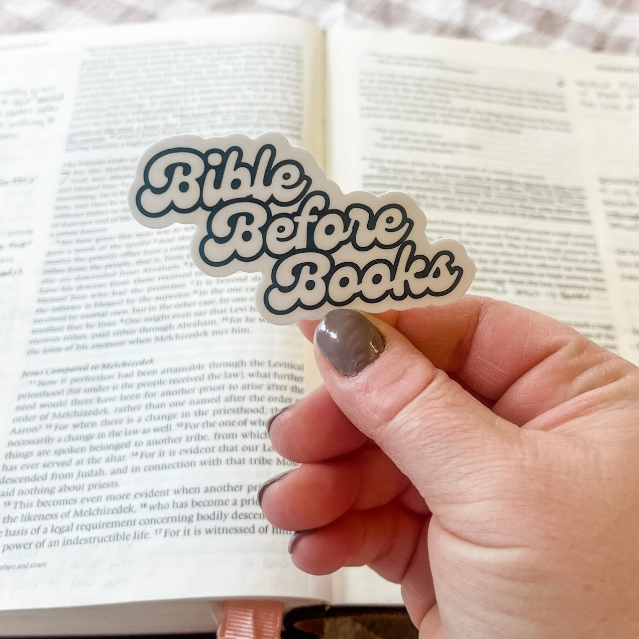 Bible Before Books Sticker