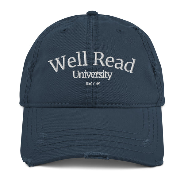 Well Read University Distressed hat